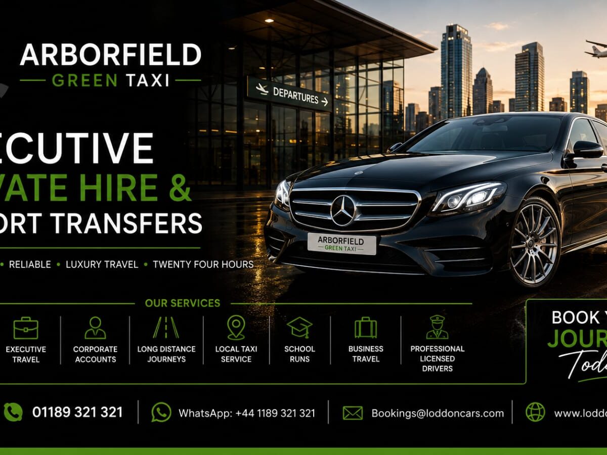 Arborfield Green Taxi Local & Airport Transfers