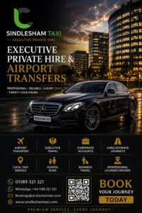 Sindlesham taxi providing reliable local and airport transfers