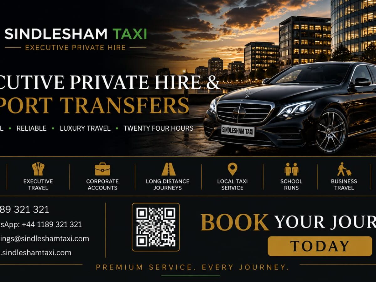 Sindlesham Taxi Local, Airport & Long-Distance Travel