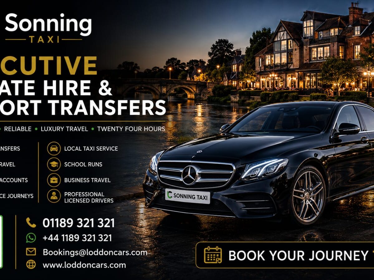 Sonning Taxi Local, Airport & Long-Distance Travel