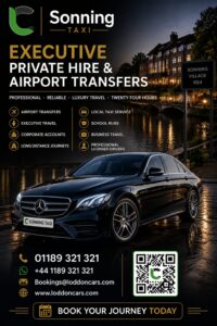 Sonning taxis providing reliable local and airport transfers