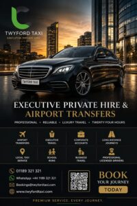 Twyford taxi providing reliable local and airport transfers