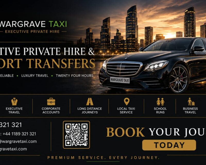 Wargrave Taxi Local, Airport & Long-Distance Travel