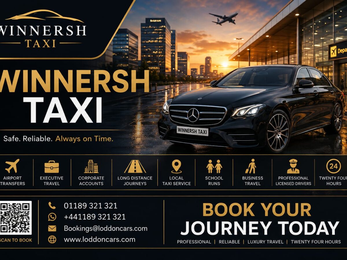 Winnersh Taxi Local, Airport & Long-Distance Travel