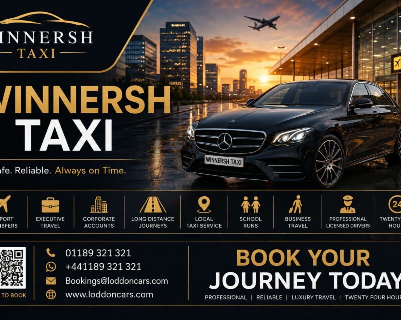 Winnersh Taxi Local, Airport & Long-Distance Travel