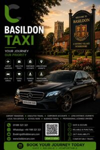 Basildon taxi providing reliable local and airport transfers in Berkshire
