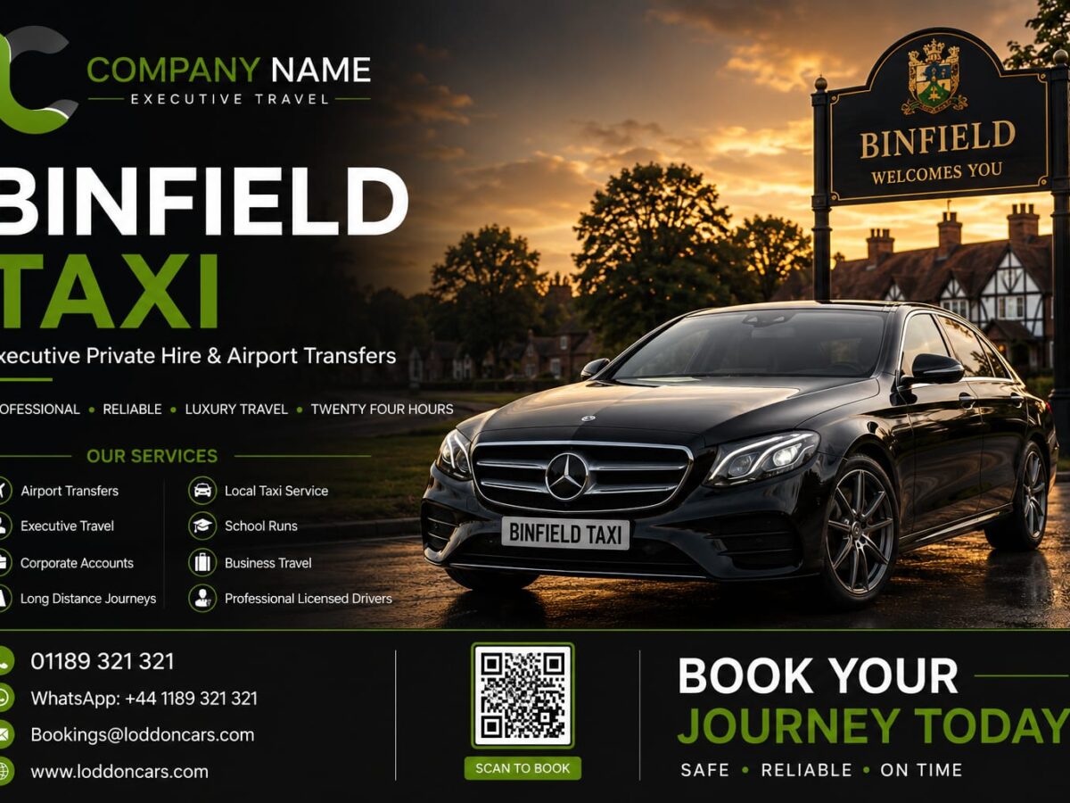 Binfield Taxi Local & Airport Transfers