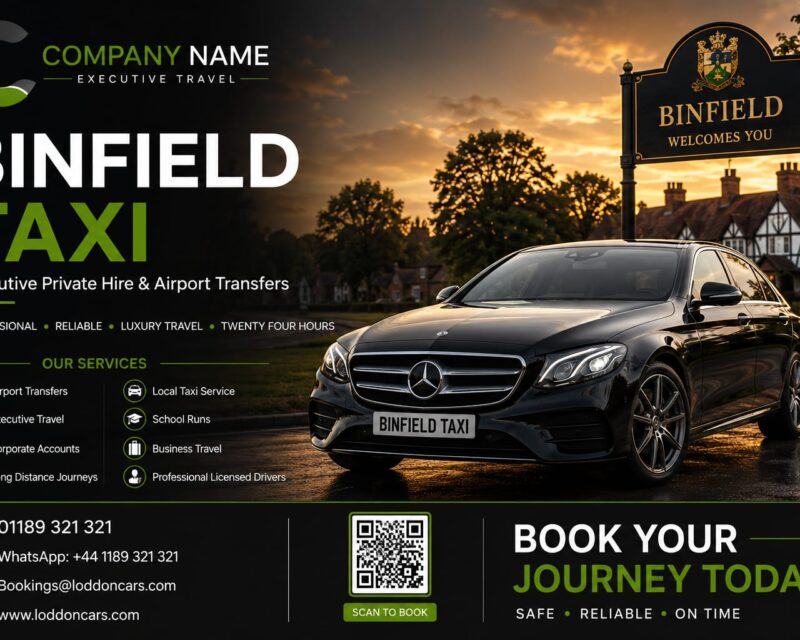 Binfield Taxi Local & Airport Transfers