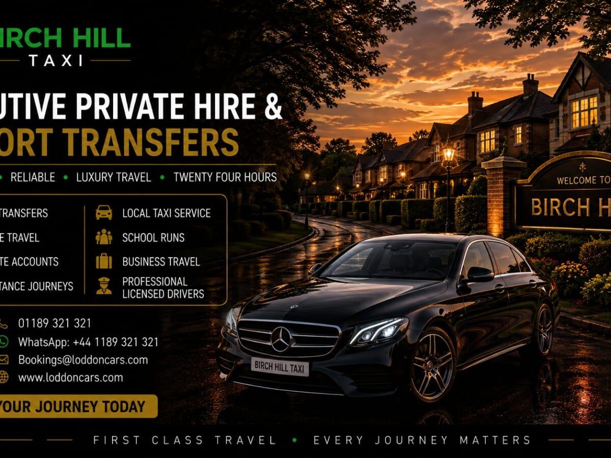Birch Hill Taxi Service Loddon Cars