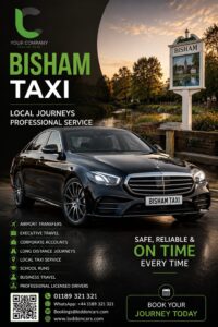 Bisham taxi service for local and airport journeys