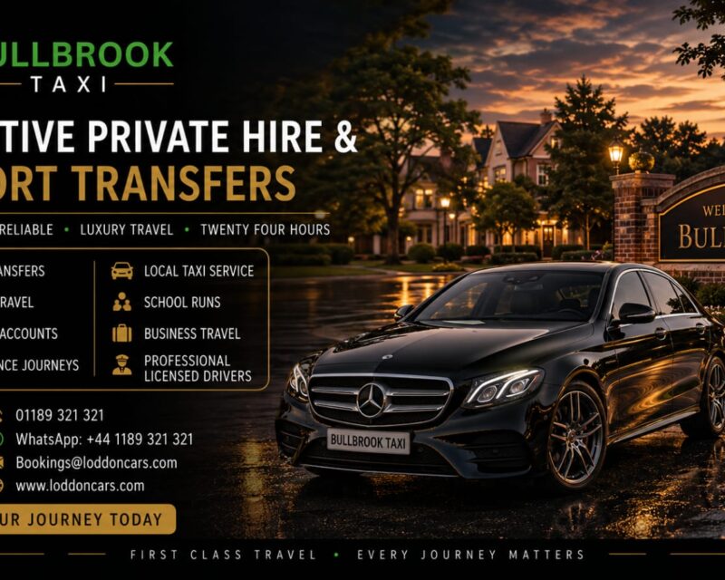 Bullbrook Taxi Service Local & Airport Travel