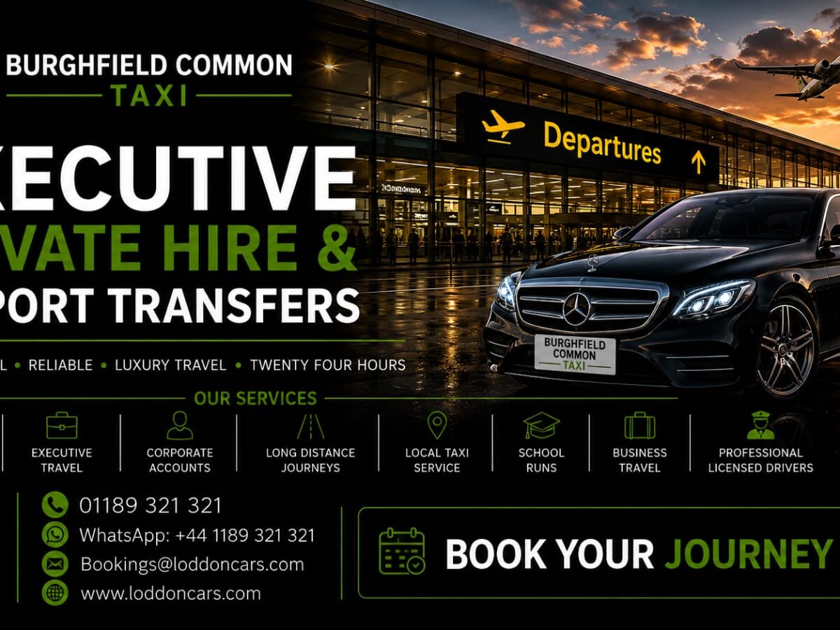 Burghfield Common Taxi Local & Airport Transfers