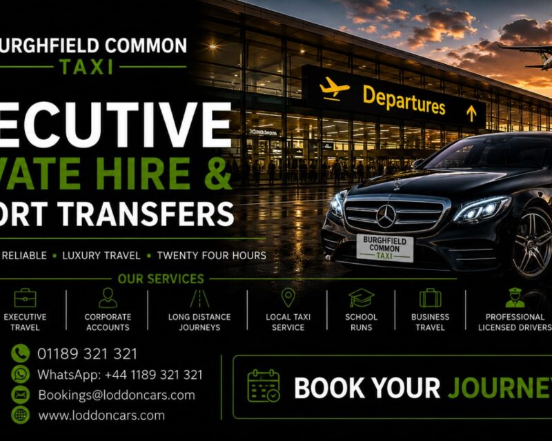 Burghfield Common Taxi Local & Airport Transfers