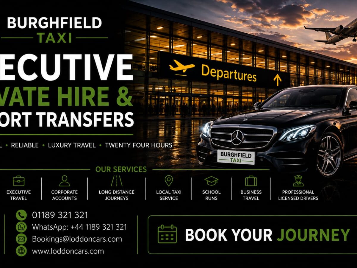 Burghfield Taxi Local, Airport & Long-Distance Travel