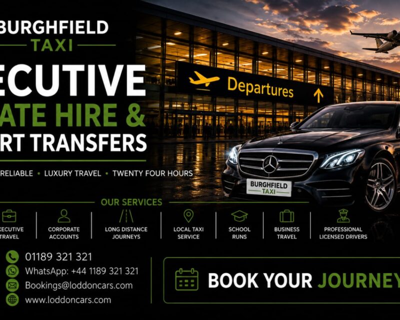 Burghfield Taxi Local, Airport & Long-Distance Travel