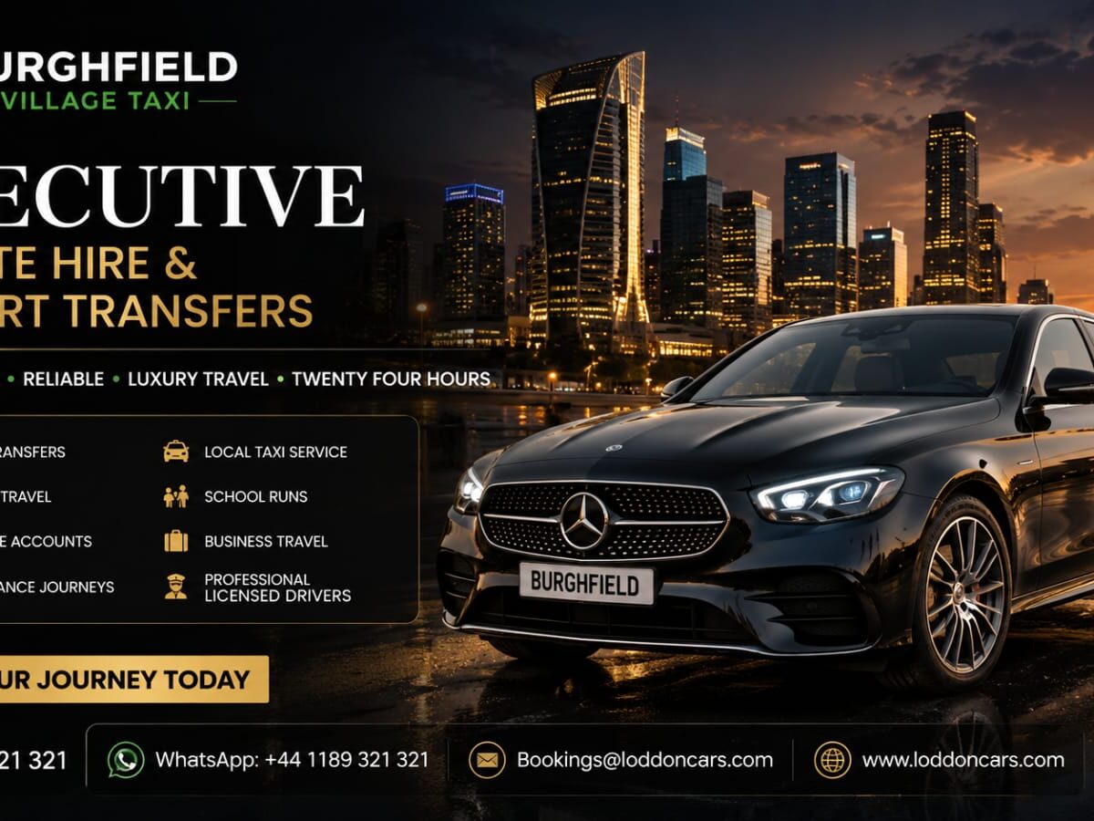 Burghfield Village Taxi Local & Airport Transfers