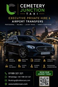 Cemetery Junction taxi providing reliable local and airport transfers