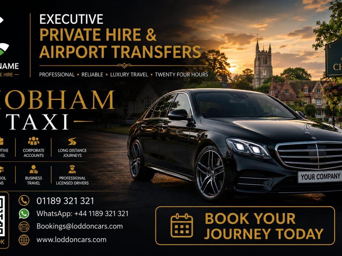 Chobham Taxi Service Loddon Cars