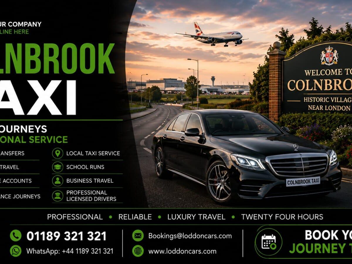 Colnbrook Taxi Service Loddon Cars