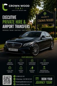 Crown Wood taxi service in Bracknell, Berkshire