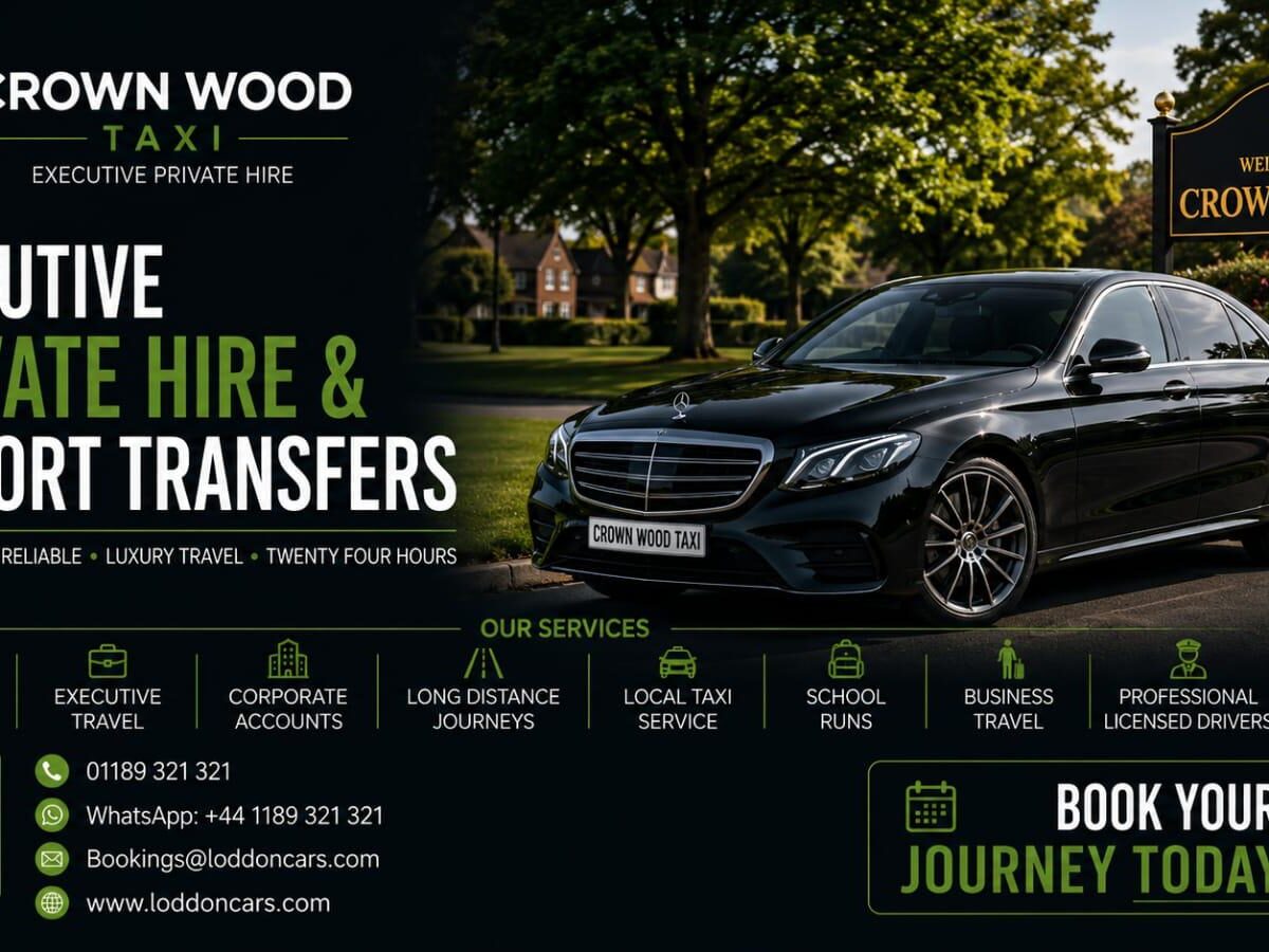 Crown Wood Taxi Service Loddon Cars