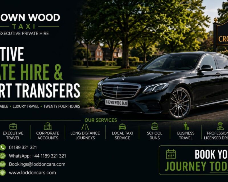 Crown Wood Taxi Service Loddon Cars