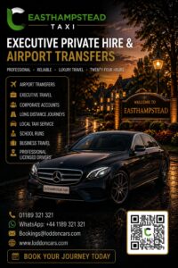 Easthampstead taxi service for local and airport travel