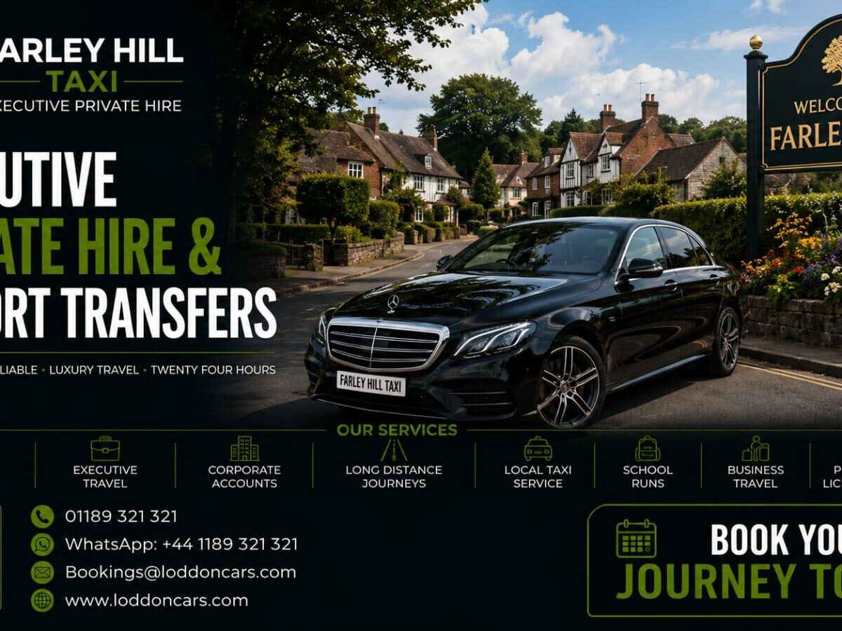 Farley Hill Taxi Service Loddon Cars