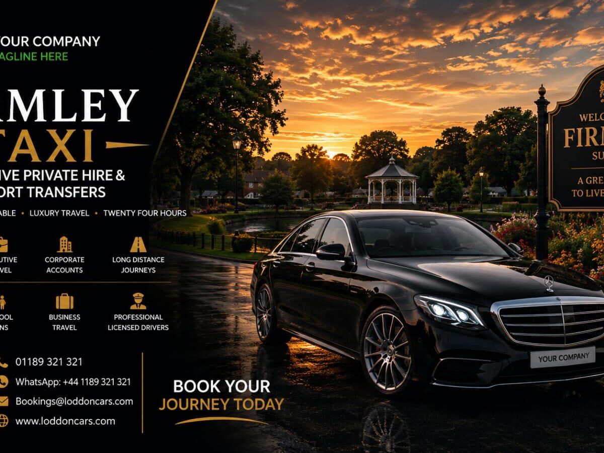 Frimley Taxi Service Loddon Cars