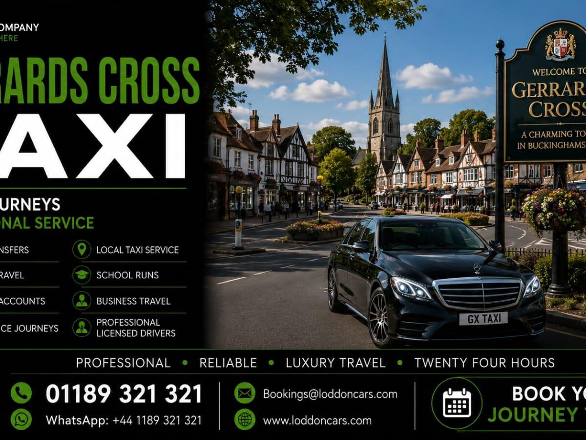 Gerrards Cross Taxi Service Loddon Cars