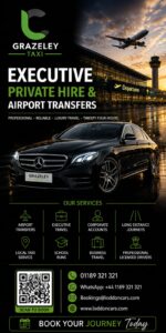 Grazeley taxi providing reliable local and airport transfers