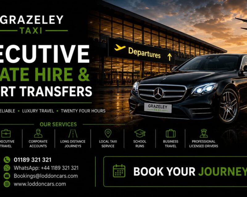 Grazeley Taxi Local, Airport & Long-Distance Travel