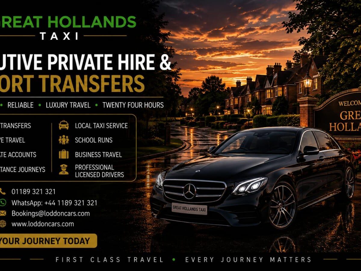 Great Hollands Taxi Service Loddon Cars
