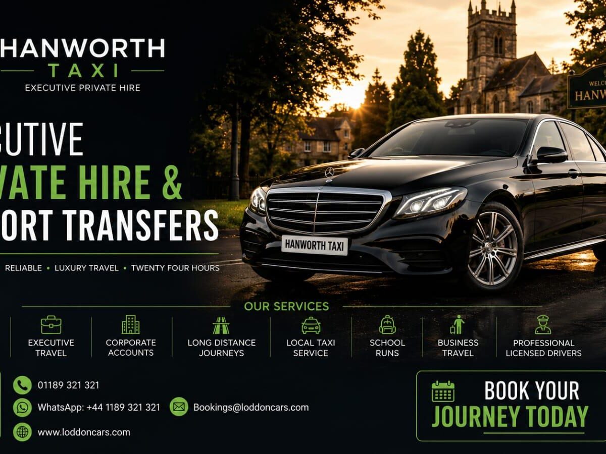 Hanworth Taxi Service Loddon Cars