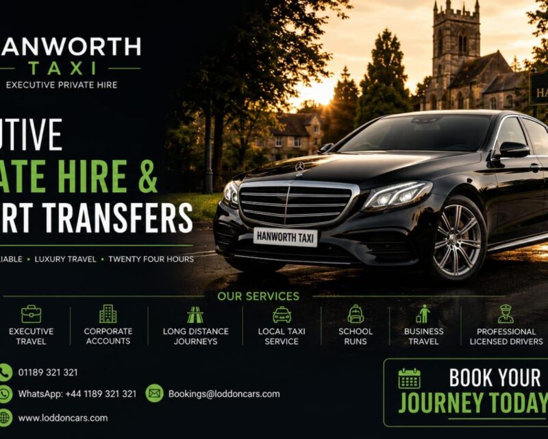 Hanworth Taxi Service Loddon Cars