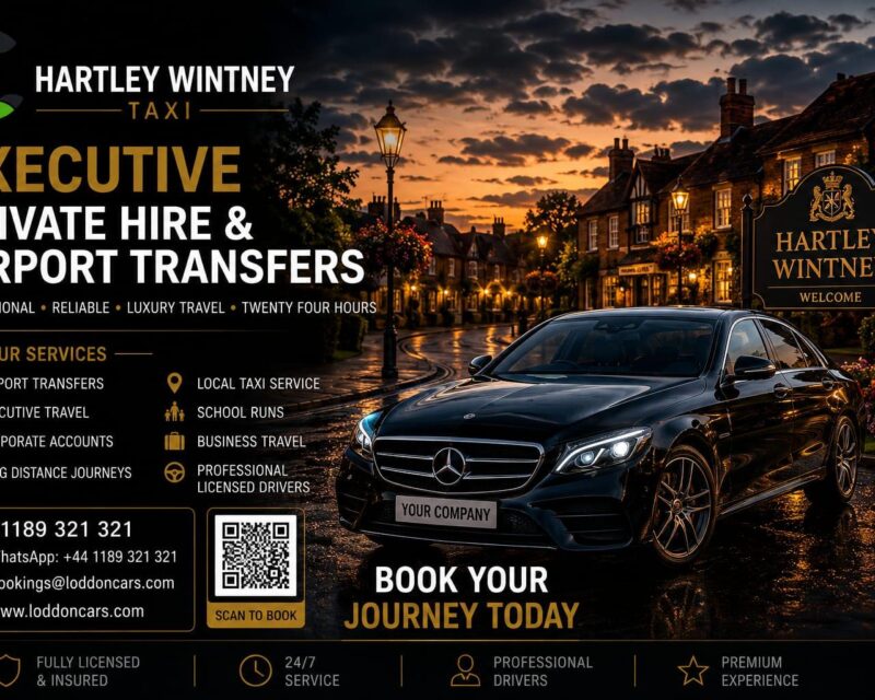 Hartley Wintney Taxi Service Loddon Cars