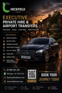Heckfield taxi service for local and airport journeys