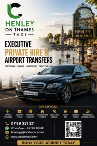 Henley-on-Thames taxi providing reliable local and airport travel