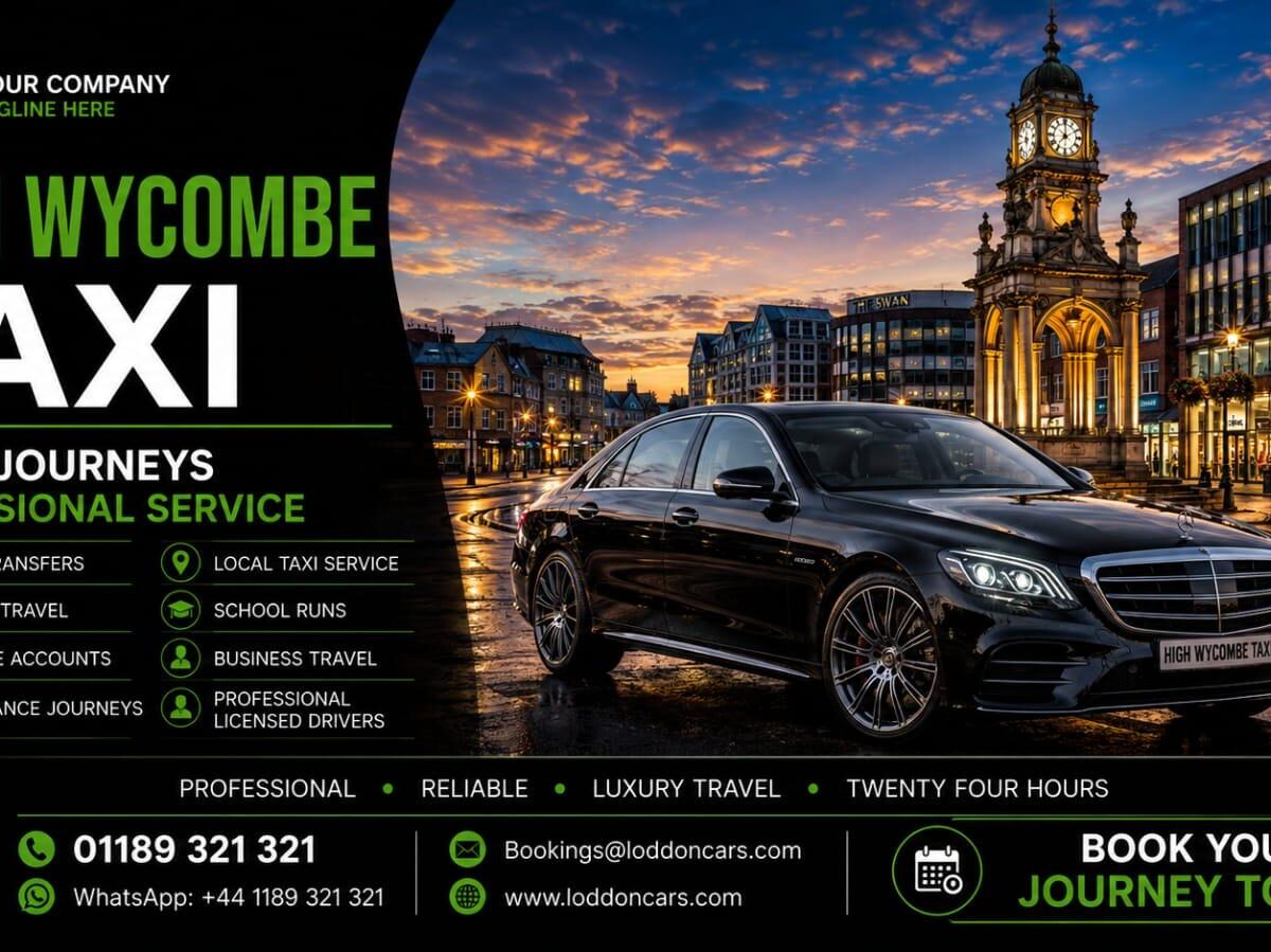 High Wycombe Taxi Service Loddon Cars