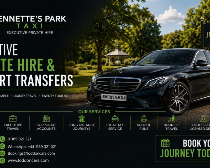 Jennett’s Park Taxi Service Loddon Cars