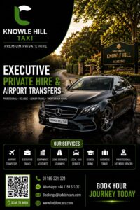 Knowle Hill taxi for local journeys and airport transfers