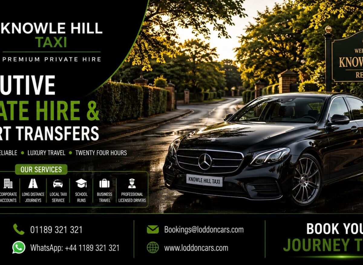 Knowle Hill Taxi Service Loddon Cars