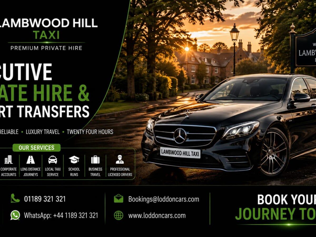 Lambwood Hill Taxi Service Loddon Cars