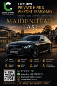 Maidenhead taxi service in Berkshire with Loddon Cars