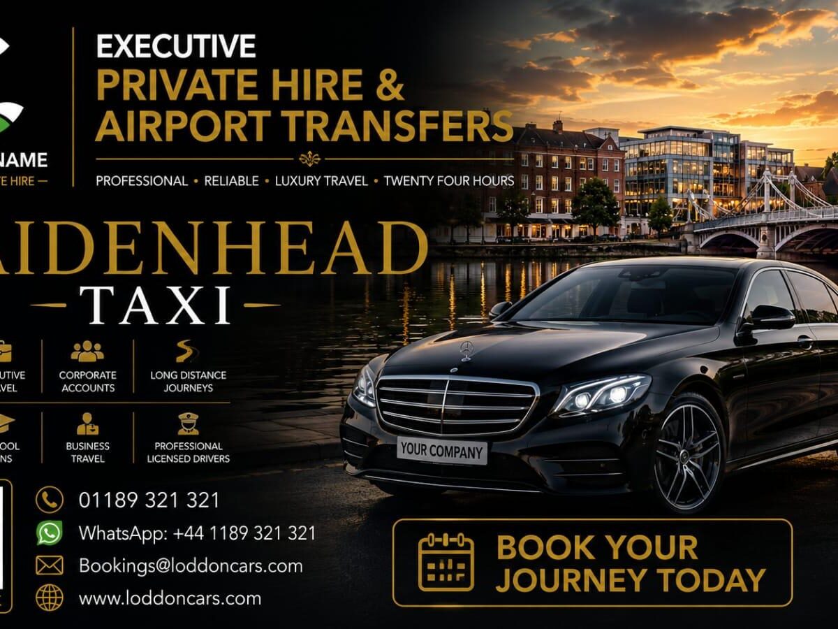 Maidenhead Taxi Service Loddon Cars