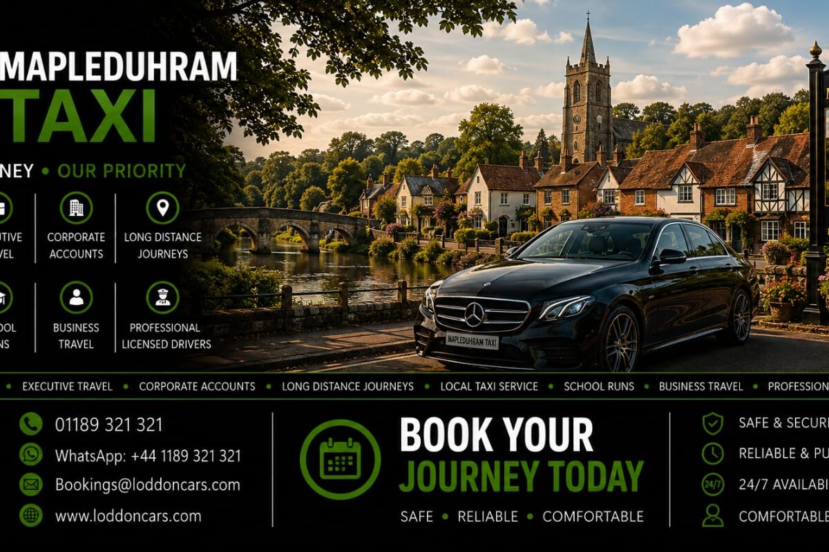 Mapledurham Taxi Local & Airport Transfers