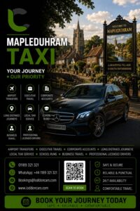 Mapledurham taxi providing reliable local and airport travel