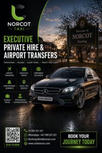 Norcot taxi providing reliable local and airport transfers