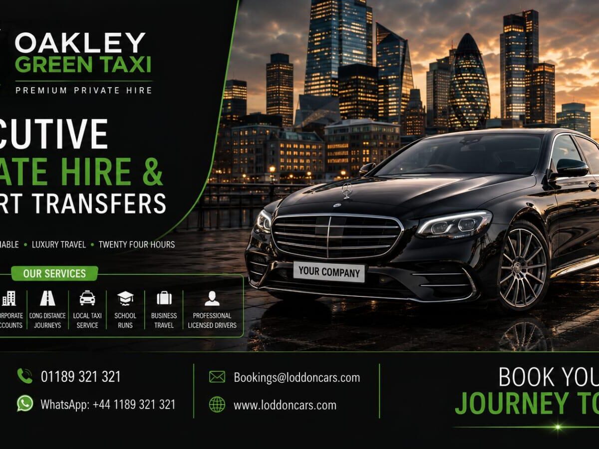 Oakley Green Taxi Service Local & Airport Travel