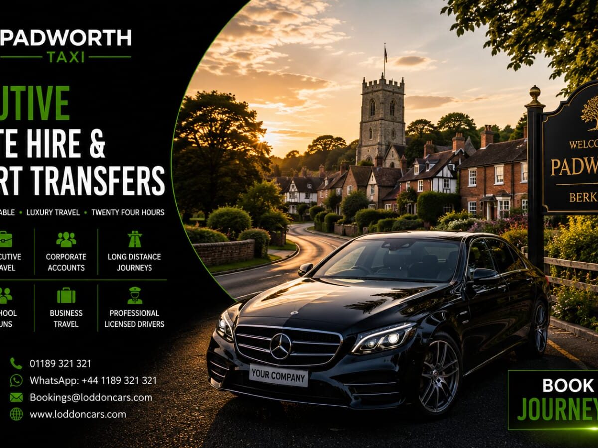 Padworth Taxi Local, Airport & Long-Distance Travel